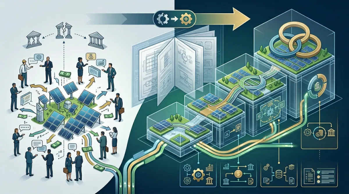 Artefakt Kooperationsarchitektur fuer PV Projektfinanzierung